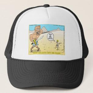 Wie Goliath seinen Namen Funny Mugs T-Shirts & Ges Truckerkappe