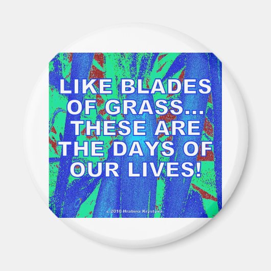 WIE GRASS-BLADES MAGNET (Vorne)