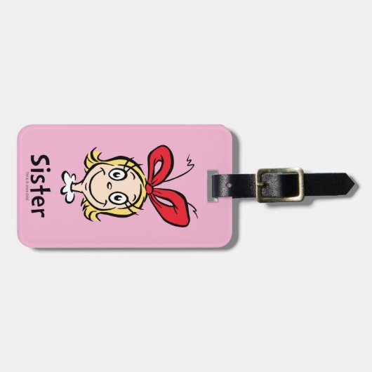 Wie Grinch Stole Weihnachten | Grinch Sister Gepäckanhänger (Vorderseite horizontal)