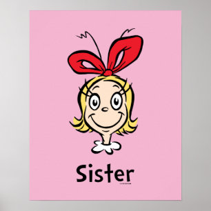 Wie Grinch Stole Weihnachten   Grinch Sister Poster