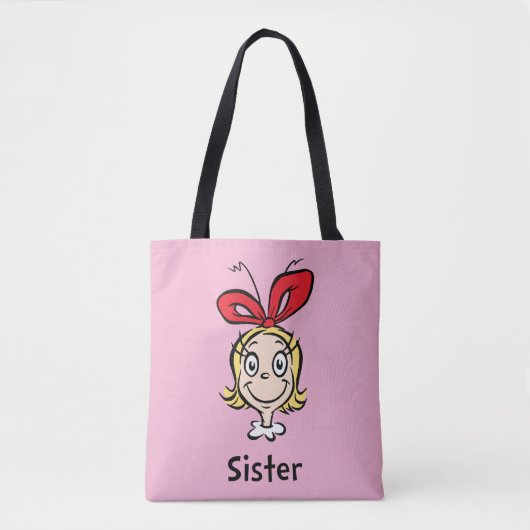 Wie Grinch Stole Weihnachten | Grinch Sister Tasche (Vorderseite)