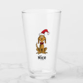 Wie Grinch Stole Weihnachten | Max ist Nice Glas (Vorderseite)