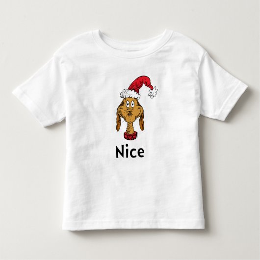 Wie Grinch Stole Weihnachten | Max ist Nice Kleinkind T-shirt (Vorderseite)