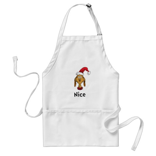 Wie Grinch Stole Weihnachten | Max ist Nice Schürze (Vorne)