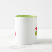 Wie Grinch Stole Weihnachten | Monogramm E Tasse (Zentrum)
