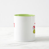 Wie Grinch Stole Weihnachten | Monogramm F Tasse (Zentrum)