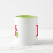 Wie Grinch Stole Weihnachten | Monogramm M Tasse (Zentrum)
