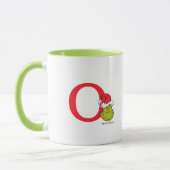 Wie Grinch Stole Weihnachten | Monogramm O Tasse (Links)