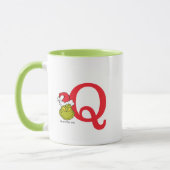 Wie Grinch Stole Weihnachten | Monogramm Q Tasse (Links)
