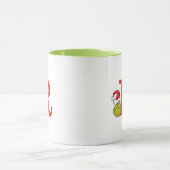 Wie Grinch Stole Weihnachten | Monogramm R Tasse (Zentrum)