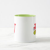 Wie Grinch Stole Weihnachten | Monogramm W Tasse (Zentrum)