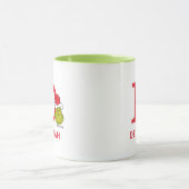 Wie Grinch Stole Weihnachten | Name & Monogramm D Tasse (Zentrum)
