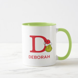 Wie Grinch Stole Weihnachten   Name & Monogramm D Tasse