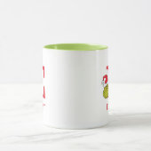 Wie Grinch Stole Weihnachten | Name & Monogramm E Tasse (Zentrum)