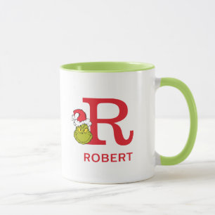 Wie Grinch Stole Weihnachten   Name und Monogramm  Tasse
