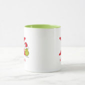 Wie Grinch Stole Weihnachten | Name und Monogramm Tasse (Zentrum)