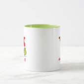 Wie Grinch Stole Weihnachten | Name und Monogramm  Tasse (Zentrum)