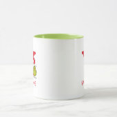 Wie Grinch Stole Weihnachten | Name und Monogramm  Tasse (Zentrum)