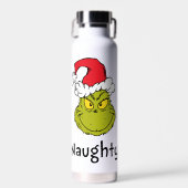 Wie Grinch Stole Weihnachten | Naughty Grinch Trinkflasche (Vorne)