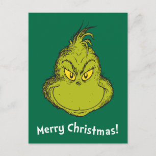 Wie Grinch Stole Weihnachts Classic Grinch Feiertagspostkarte