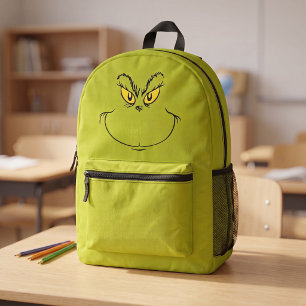 Wie grinch Stole Weihnachtsgesicht Bedruckter Rucksack