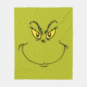 Wie grinch Stole Weihnachtsgesicht Fleecedecke (Vorderseite)