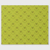 Wie grinch Stole Weihnachtsgesicht Geschenkpapier (Flach)