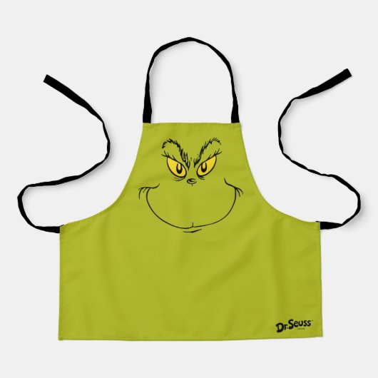 Wie grinch Stole Weihnachtsgesicht Schürze (Vorderseite)