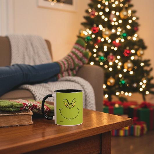 Wie grinch Stole Weihnachtsgesicht Tasse