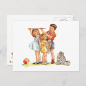 "Wie groß bist du?" Postkarte (Vorne/Hinten)