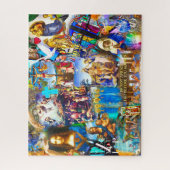 Wie groß du Art Jigsaw Puzzle bist (Vertikal)