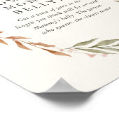 Wie groß ist das Baby Fall Baby Duschzeichen von M Poster (Ecke)