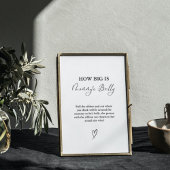 Wie groß ist das Baby Shower Game der Mama? Poster