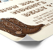 Wie groß ist das Bauchduschenposter der Mama? Poster (Ecke)