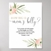 Wie groß ist das Bauchduschenspiel der Mama? Poster (Vorne)