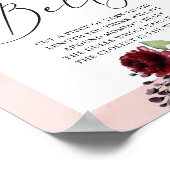 Wie groß ist das Bauchspiel der Mama? Poster (Ecke)