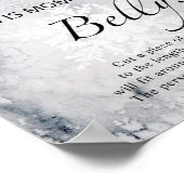 Wie groß ist das Bauchspiel der Mama? Poster (Ecke)