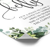 Wie groß ist das Bauchspielzeichen der Mama Poster (Ecke)