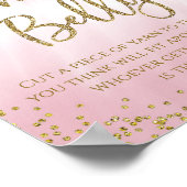 Wie groß ist das Mommys Belly Baby Showspiel Poster (Ecke)