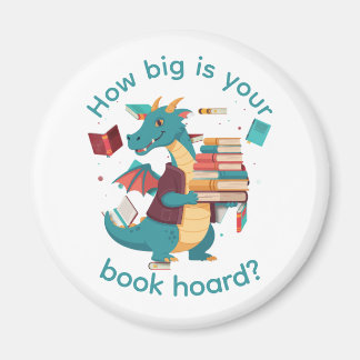 Wie groß ist dein Bücherhort Teal Dragon Magnet