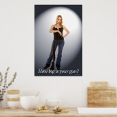 Wie groß ist deine Waffe? Poster (Küche)