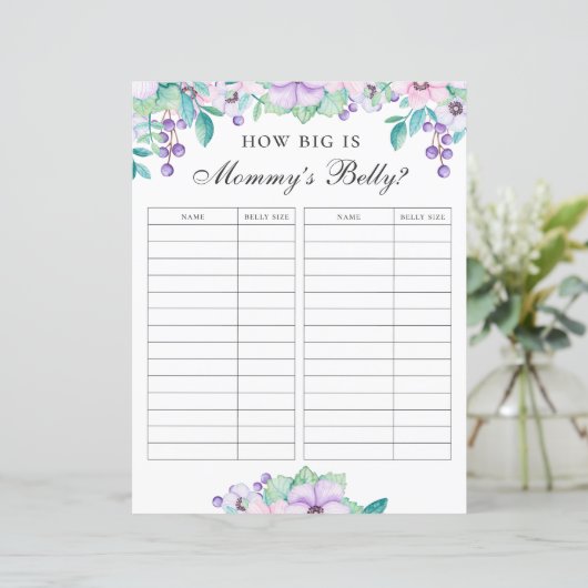 Wie groß ist der Mami? Blumenspielzeug (Stehend Vorderseite)