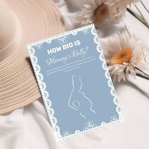 Wie groß ist die Duschkarte des Babys Bly Baby? Einladung