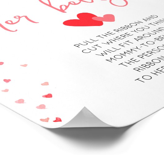 Wie groß ist ihr Baby-Duschgel? Poster (Ecke)