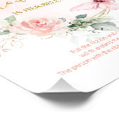 Wie groß ist ihr Babyduschenspiel? Fotodruck (Ecke)