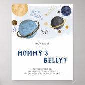 Wie groß ist Mama's Bauch-Planet-Spielzeichen? Poster (Vorne)