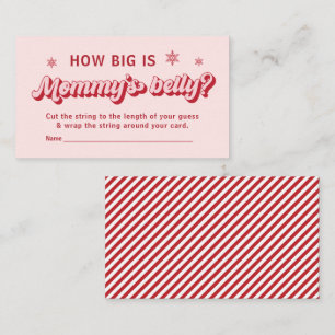 Wie groß ist Mama's Bauchjugenddusche? Begleitkarte
