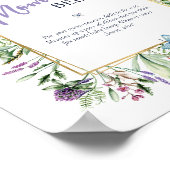 Wie groß ist Mommys Baby Garden Baby Shower Game Poster (Ecke)