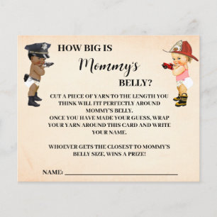 Wie Groß ist Mommys Bauch Little Recruit Dusche-Sp Flyer