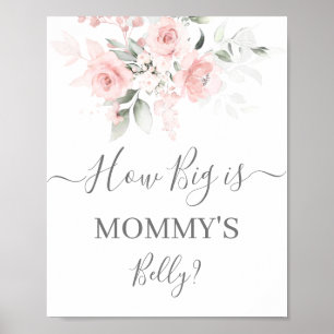 Wie groß ist Mommy's Bauch-Zeichen Poster